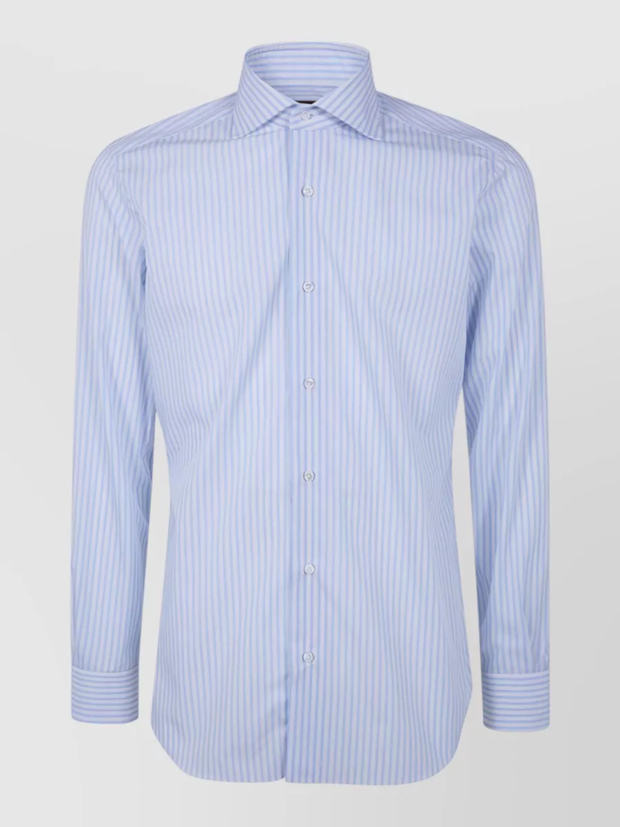 Barba Napoli cotton classic poplin shirt