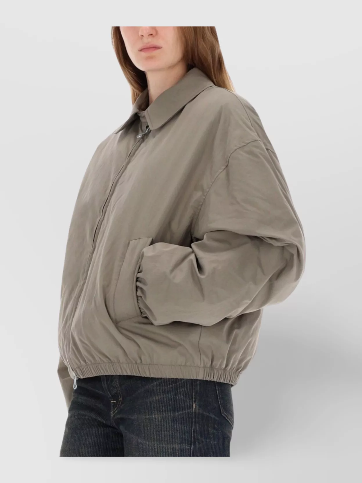 Our Legacy Collared Jacket With Elasticated Cuffs And Hem