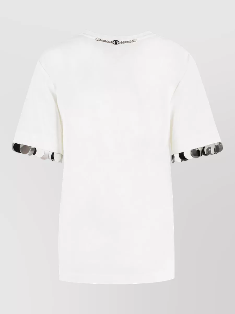 Paco Rabanne Viscose Crew-Neck T-Shirt