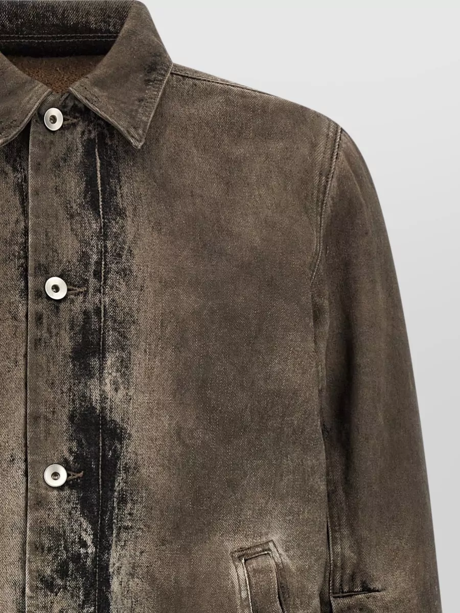 Rick Owens Drkshdw Denim Single-Breasted Jacket