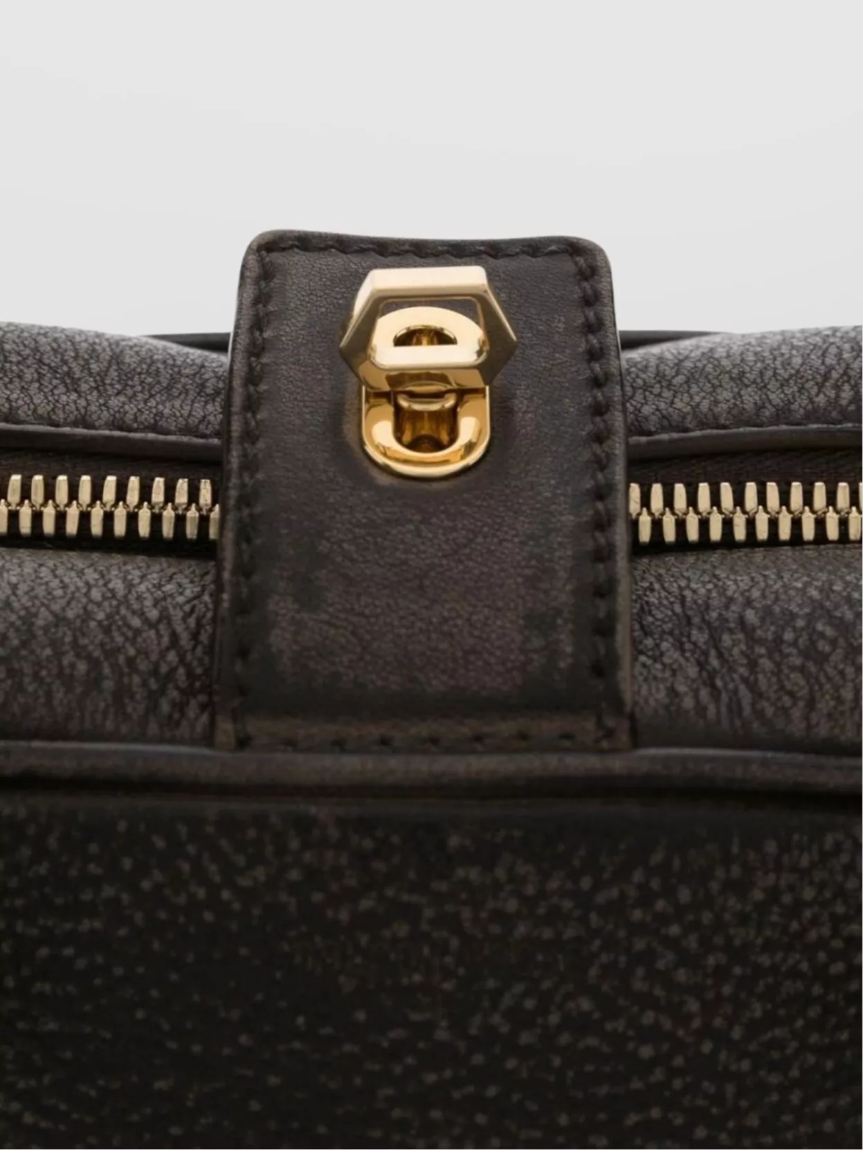 Golden Goose Luxe Leather Shoulder Bag With Top Handles