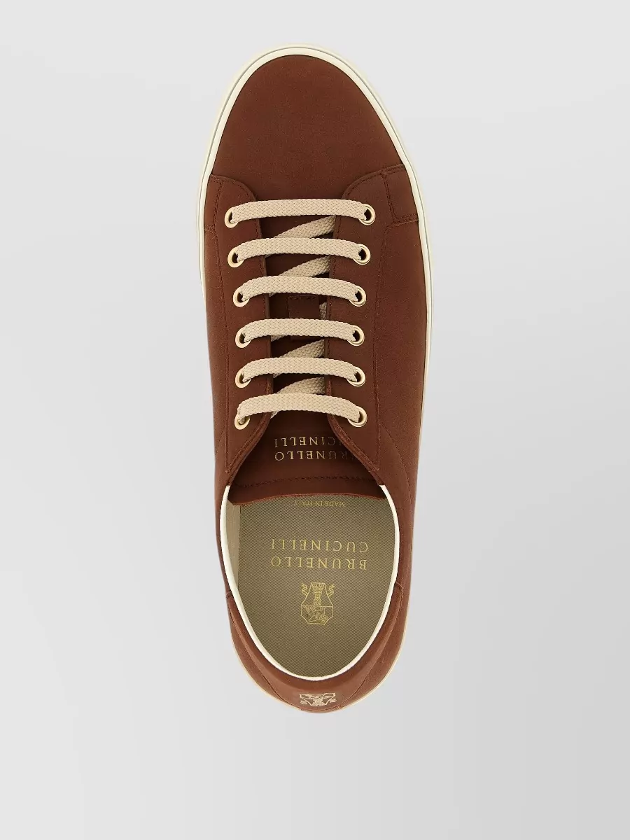 Brunello Cucinelli Leather Low-Top Sneakers