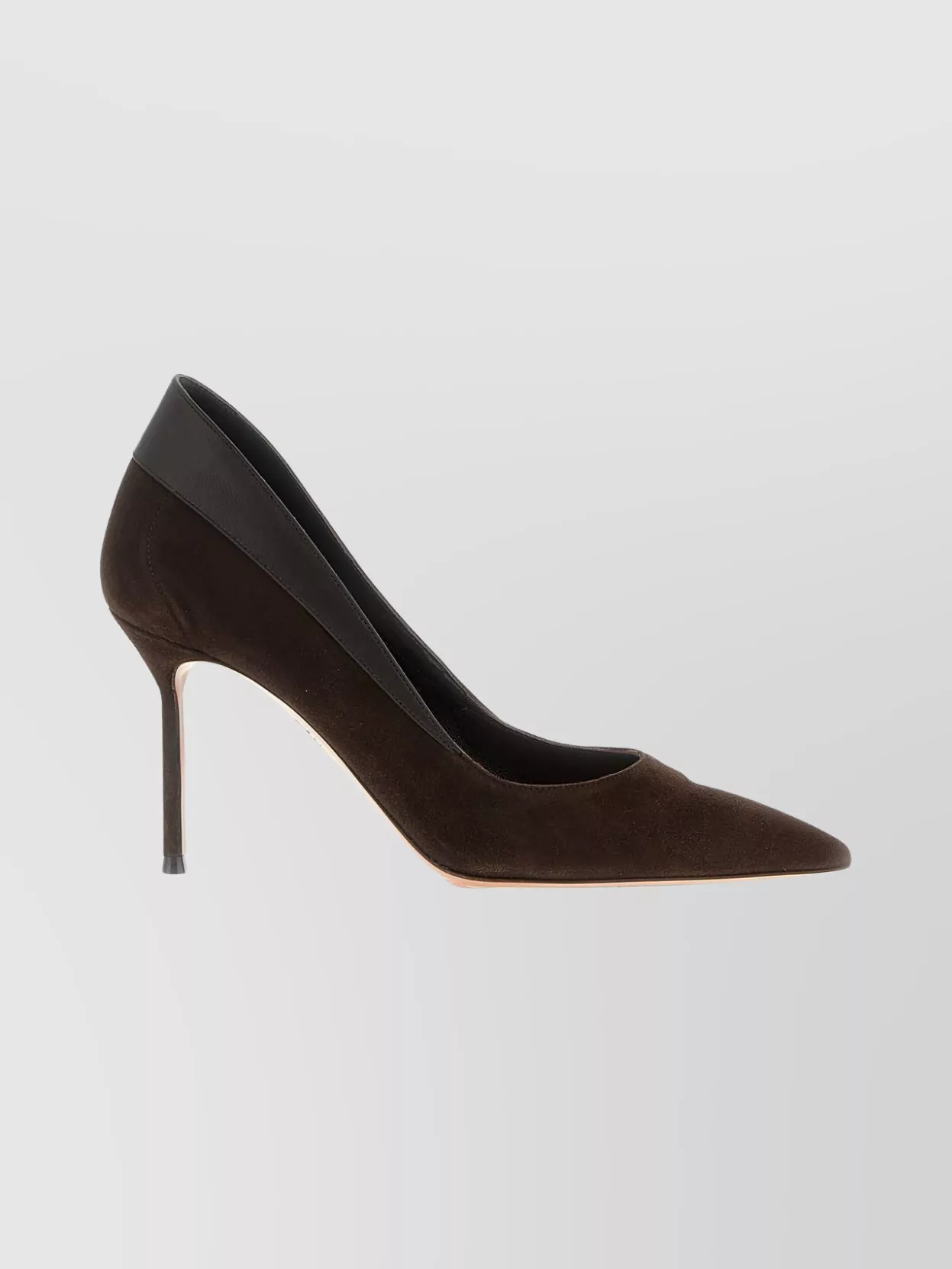 Aquazzura Suede Stiletto Pumps Contrast Trim