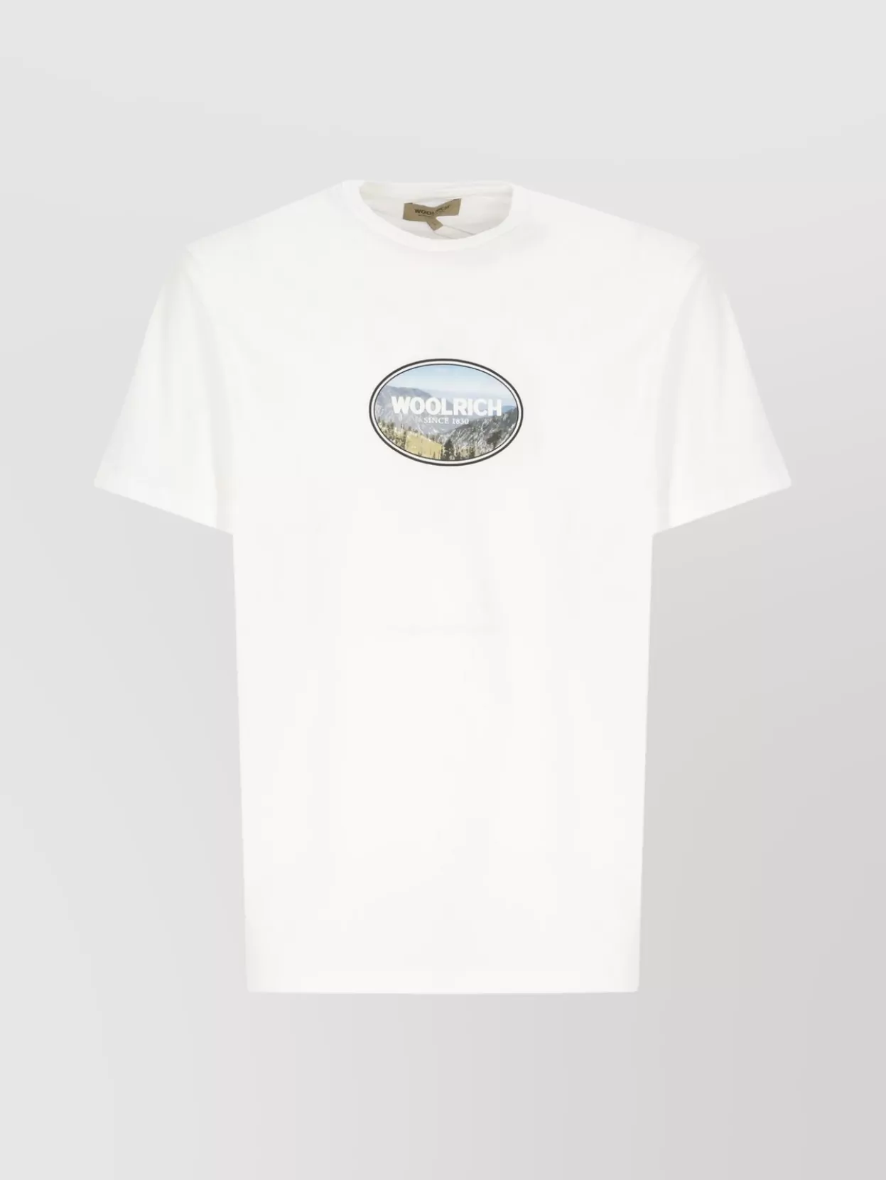 Woolrich Crew Neck Logoed Graphic Print T-Shirt