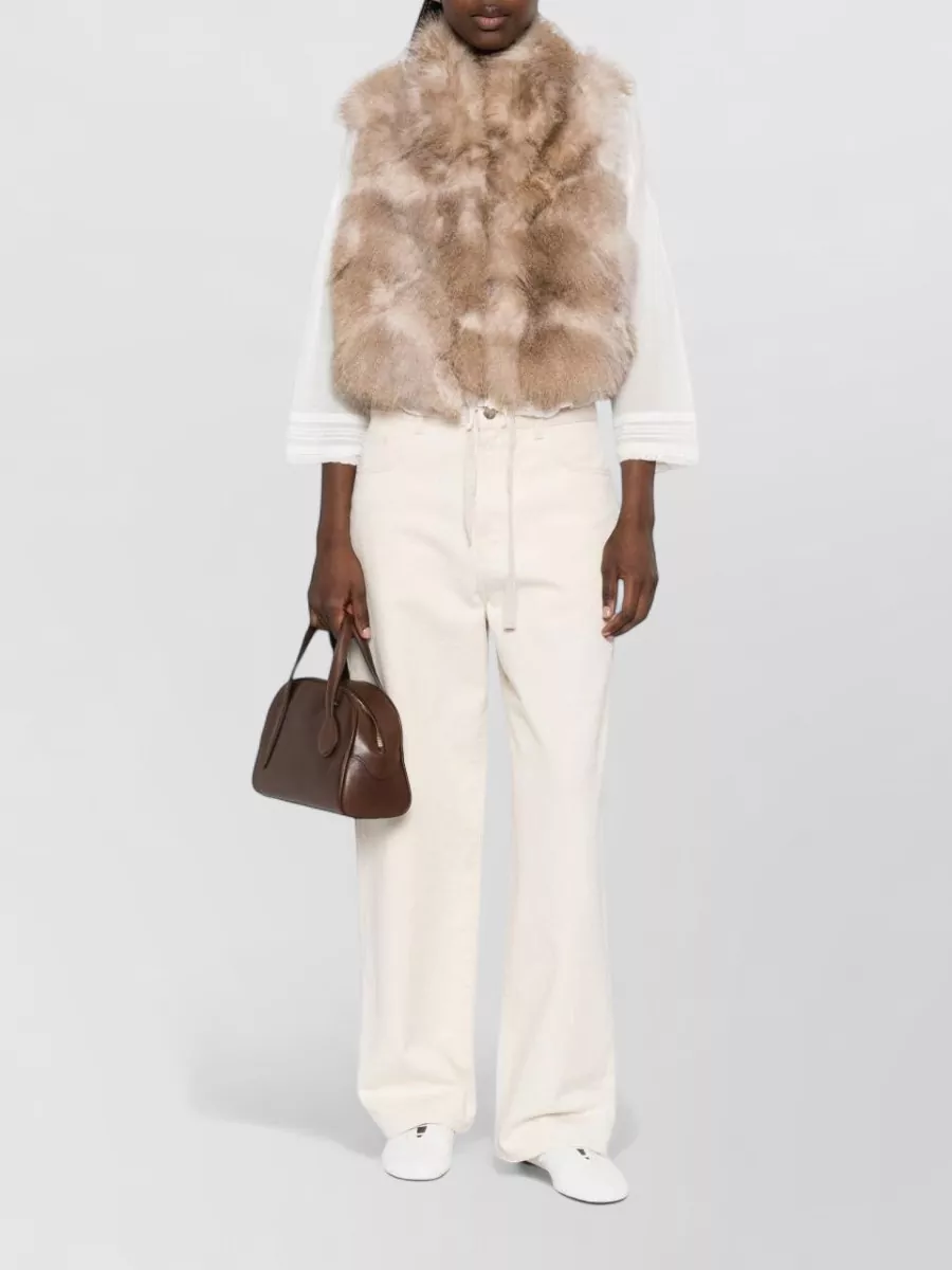 Forte Forte Faux Fur Sleeveless Jacket
