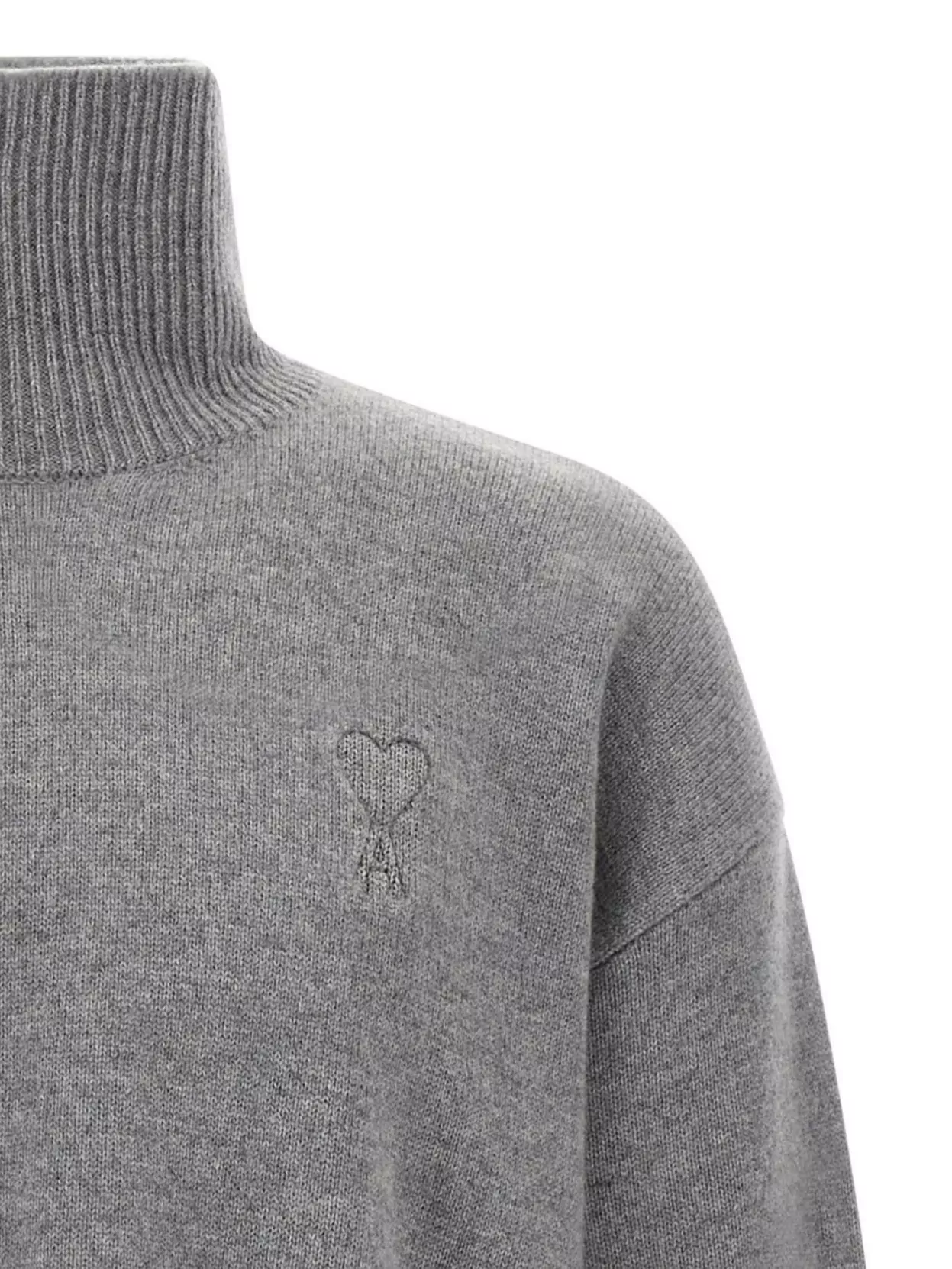 Ami Paris High Neck Sweater Logo Design