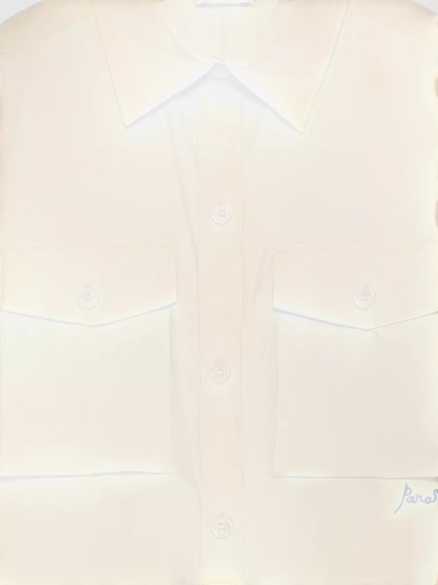 Parosh Cotton Blend Shirt Jacket