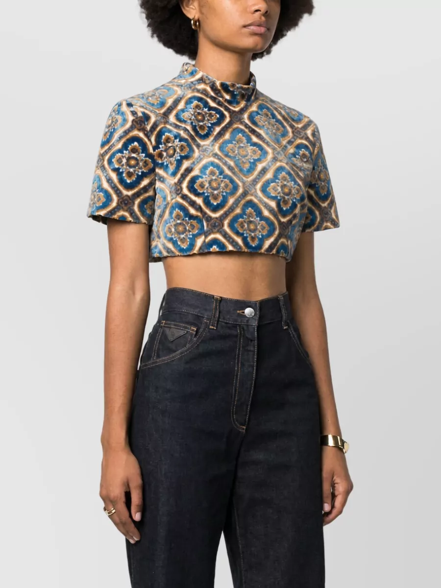 Etro Cropped T-Shirt