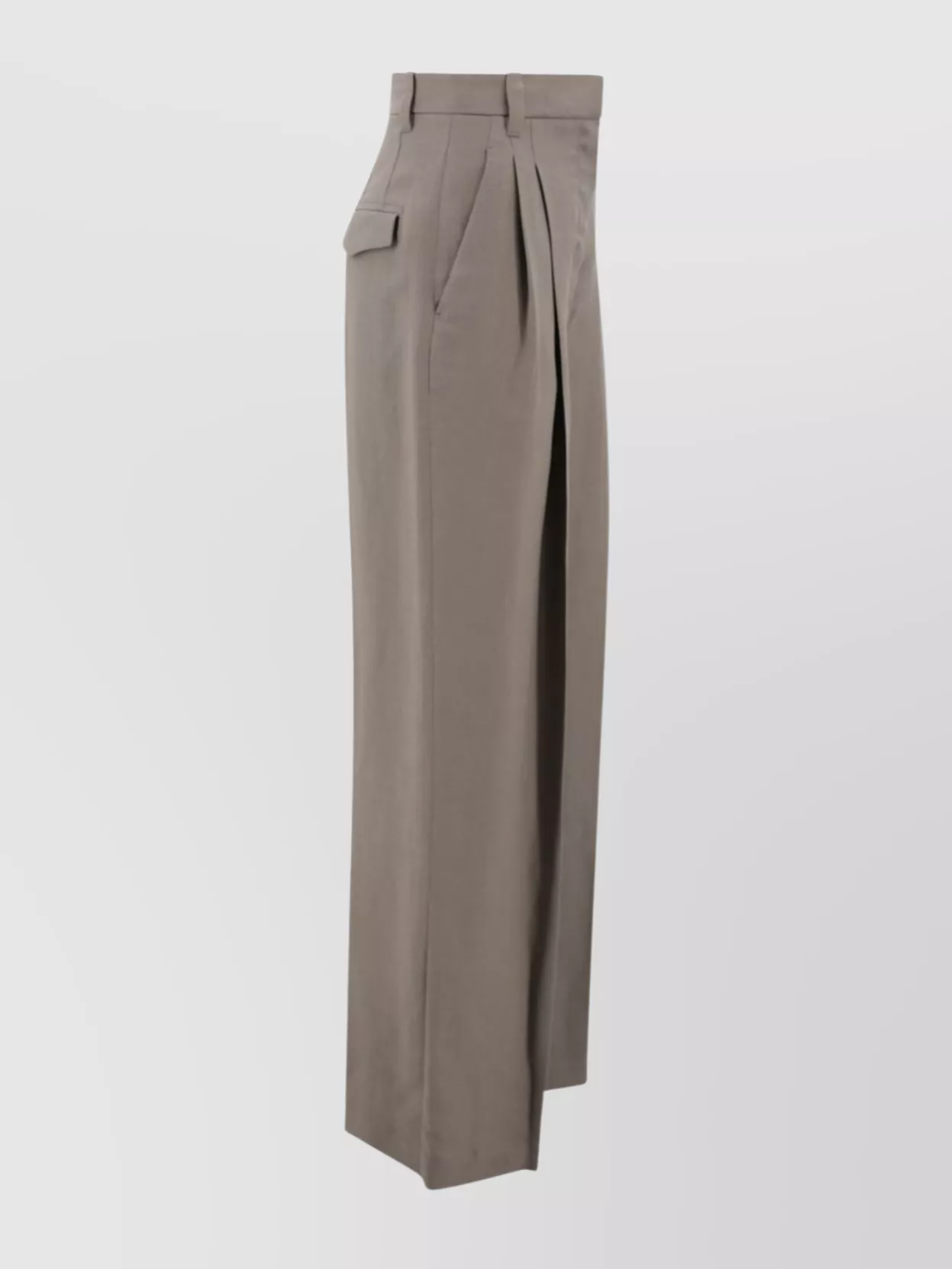 Shop Brunello Cucinelli Tailored Linen Blend Pants