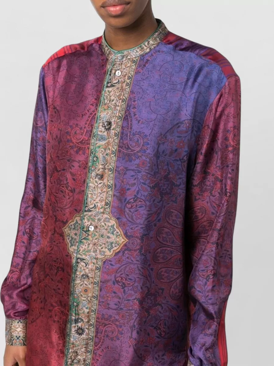 Pierre Louise Mascia Silk Printed Shirt