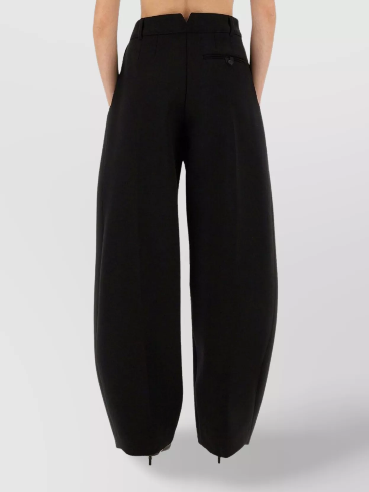 Jacquemus Trousers Wide-Leg Pleated Front