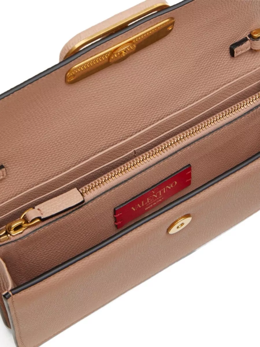Valentino Garavani Vlogo Signature Leather Shoulder Bag