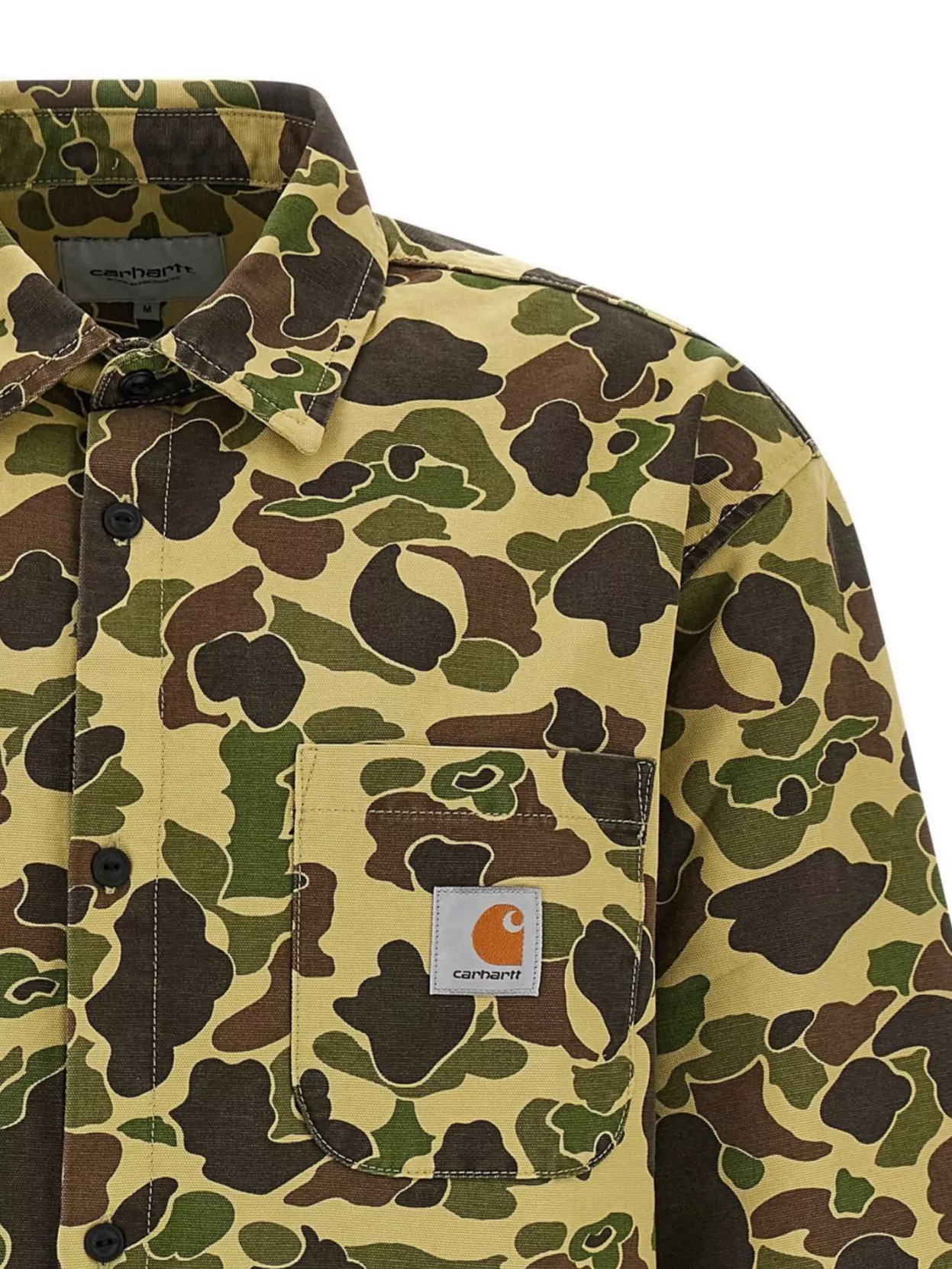 Carhartt Wip Camouflage Patterned Button-Down Collar Shirt