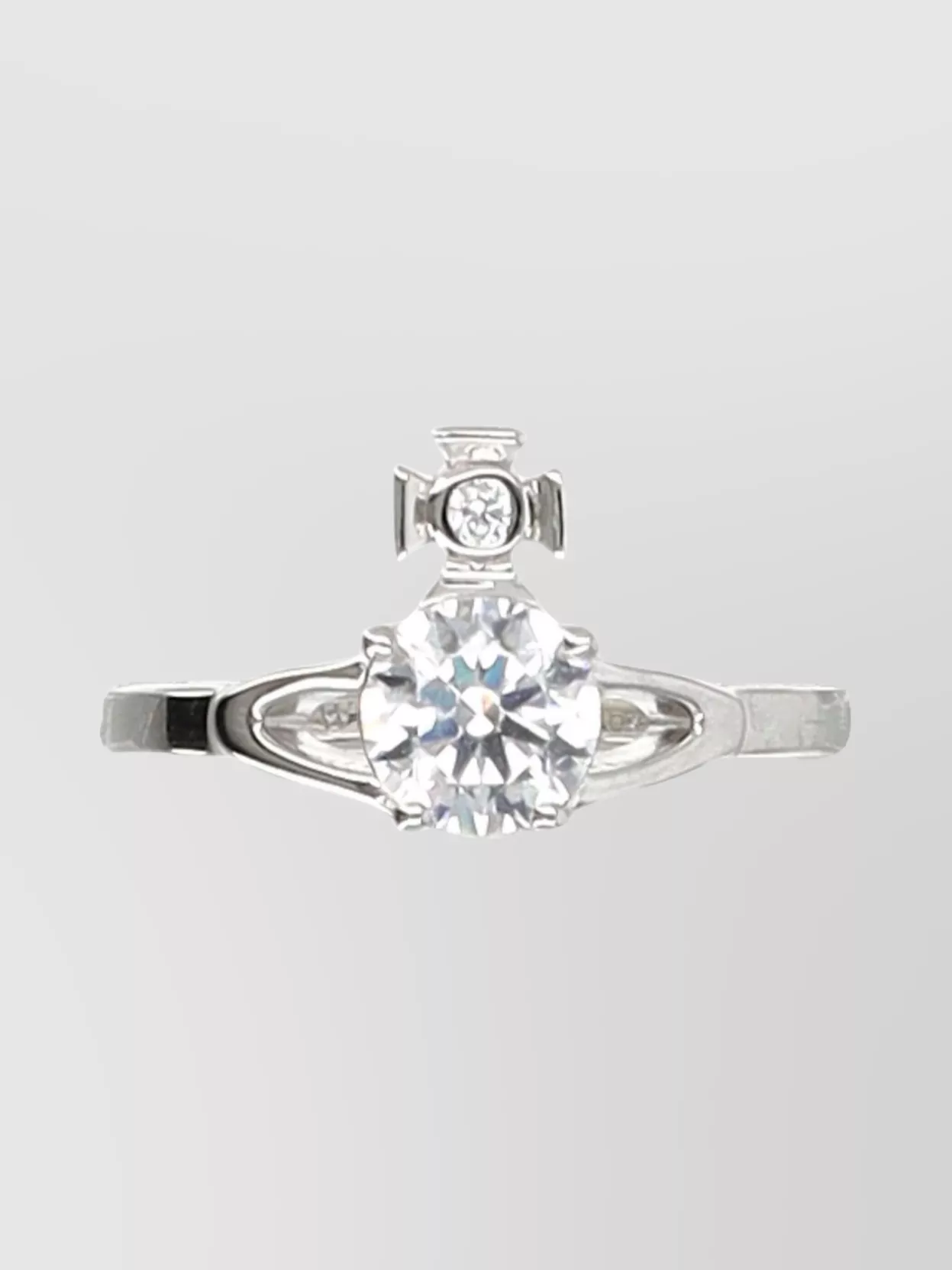 Vivienne Westwood Petite Ring With Round Cut Stone