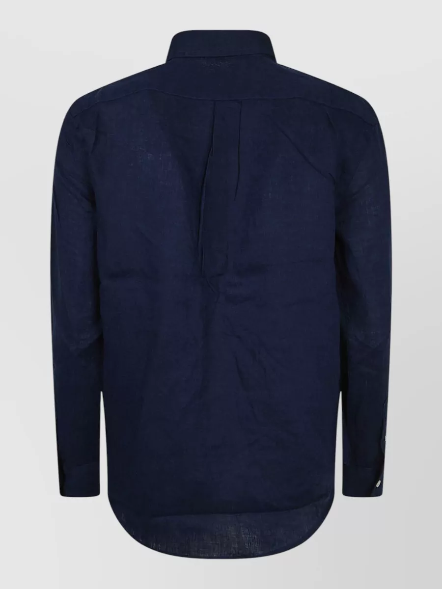 Polo Ralph Lauren Linen Long-Sleeve Button-Up Shirt