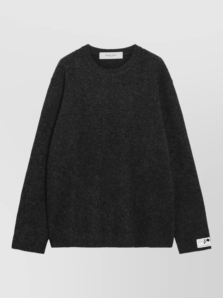 Golden Goose merino wool ribbed crew neck sweater