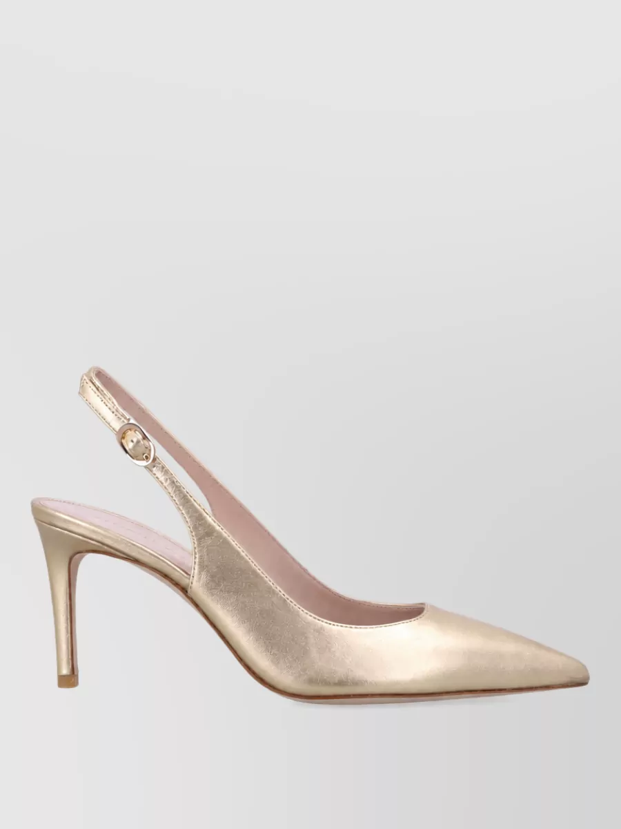 Stuart Weitzman leather slingback pumps
