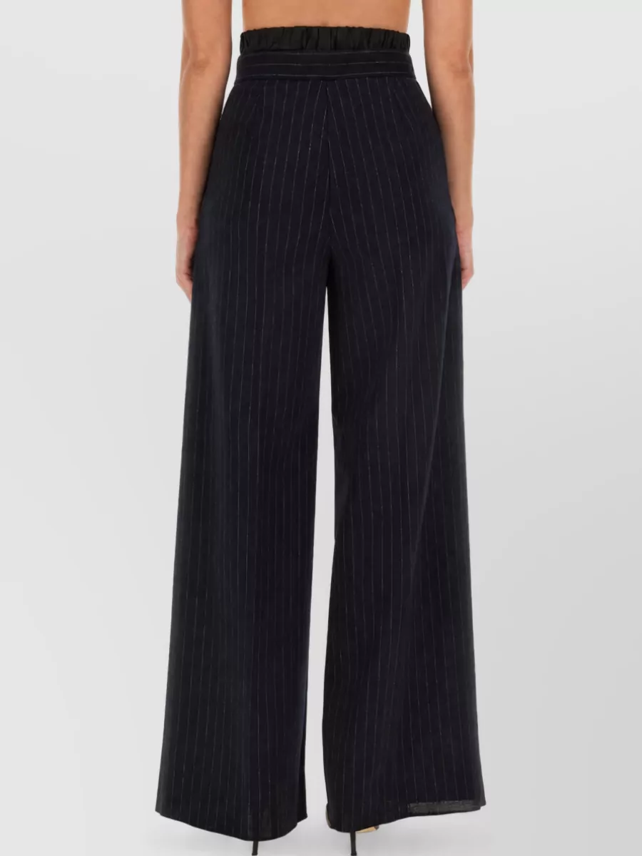 Max Mara Virgin Wool Wide-Leg Trousers