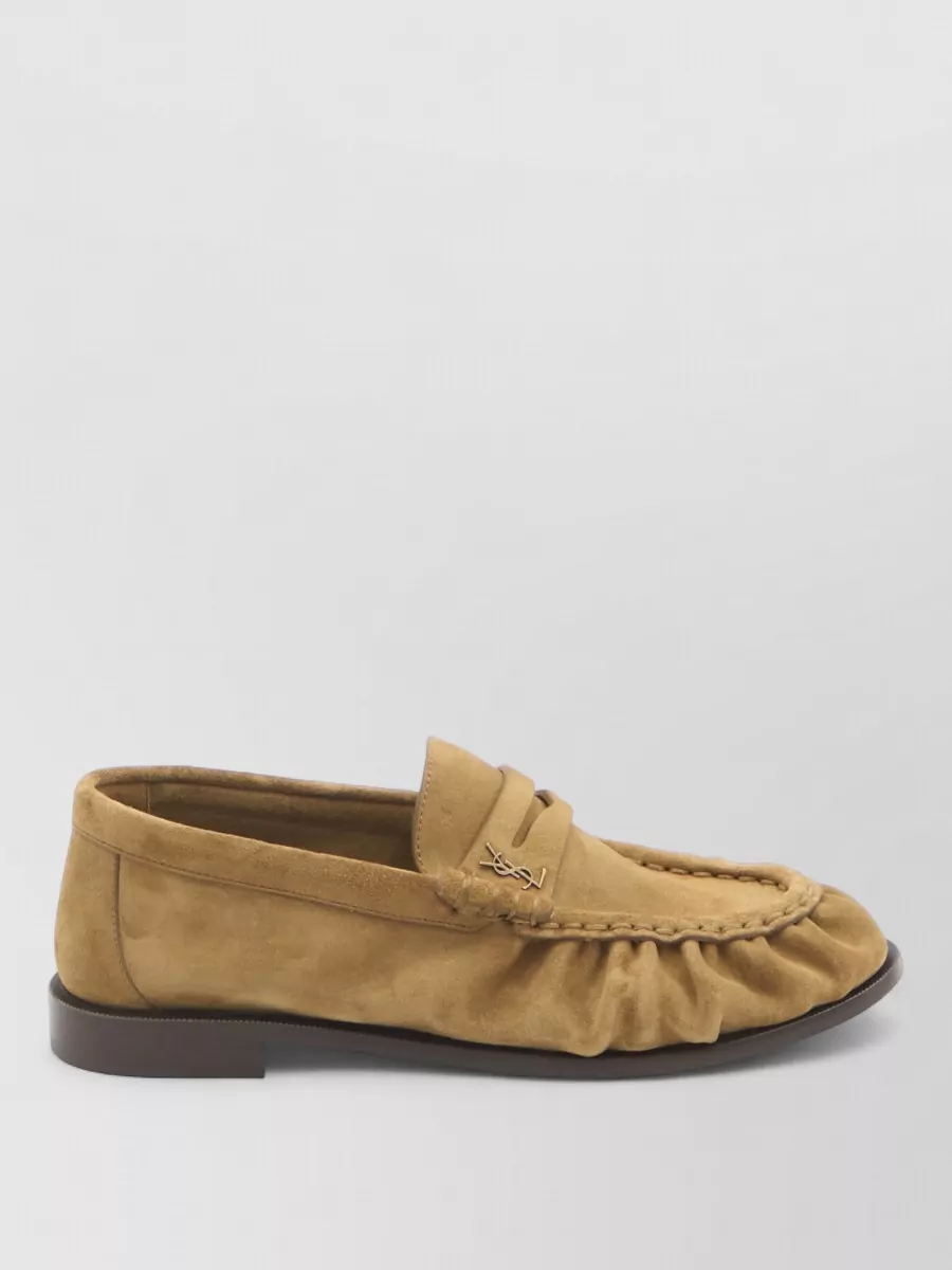Saint Laurent Suede Loafers