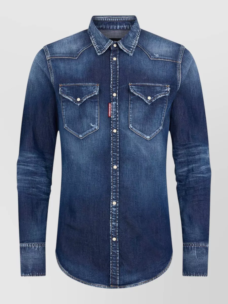 Dsquared2 Stretch denim shirt