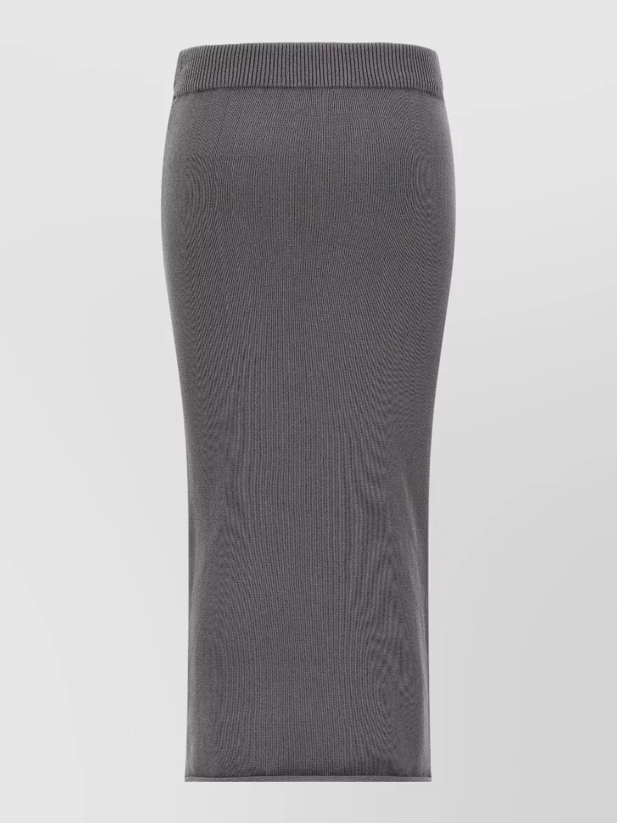 Entire Studios cotton ribbed midi skirt