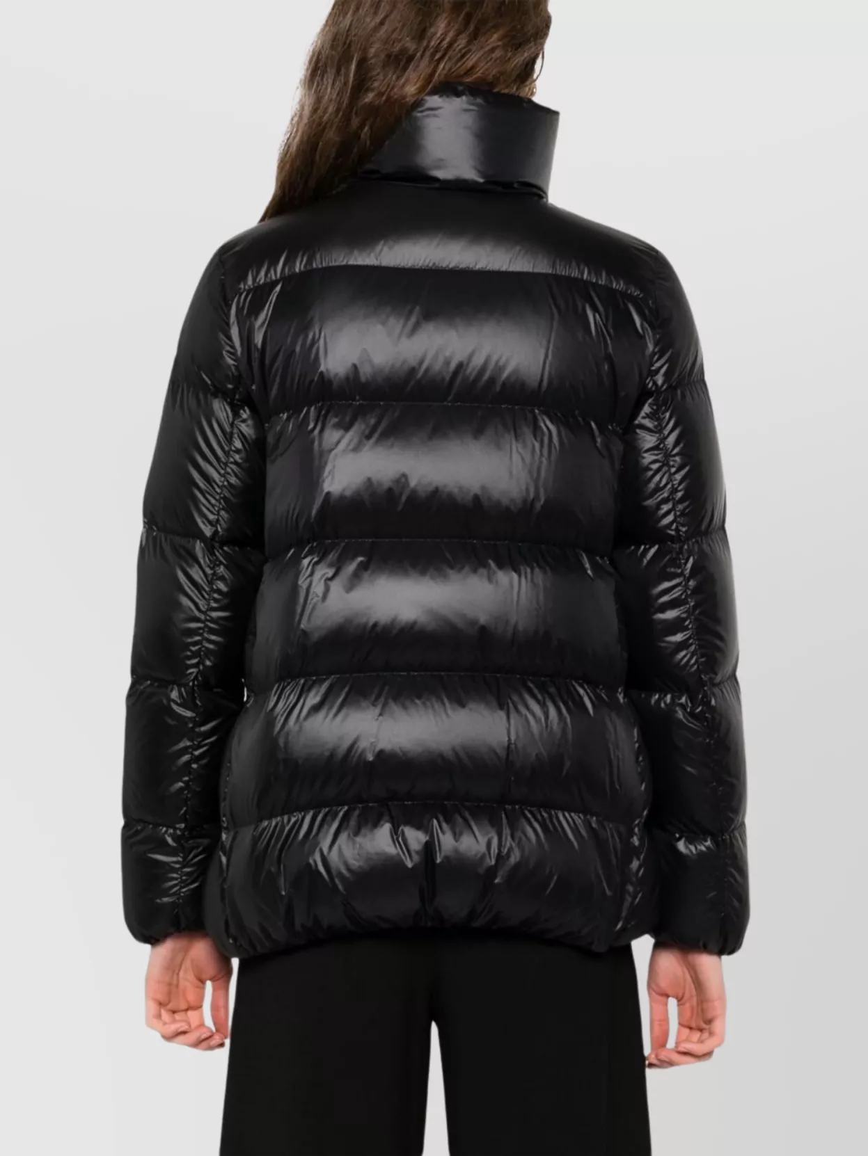 Moncler Stand Collar Short Down Jacket