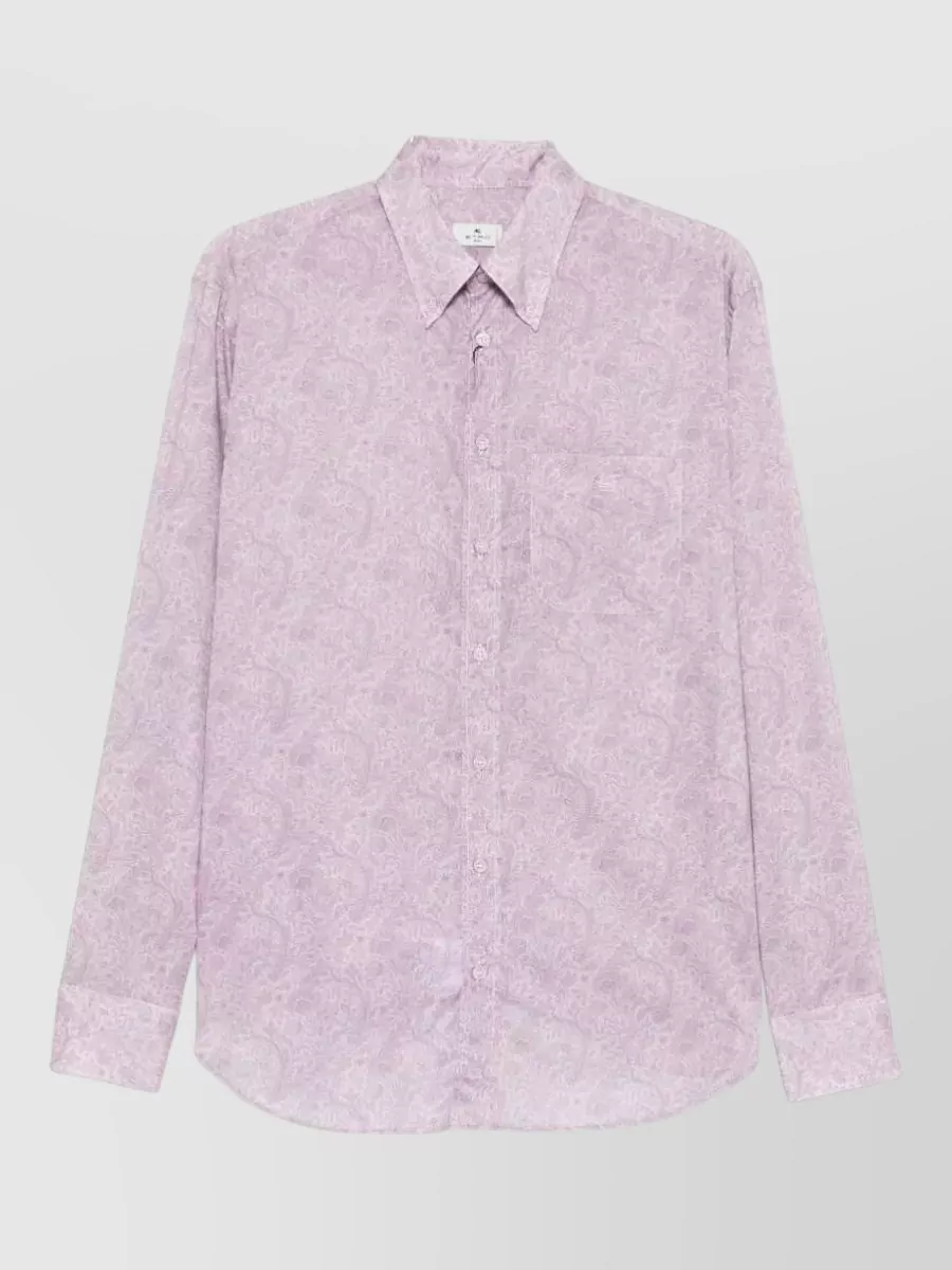 Etro paisley print long-sleeve shirt