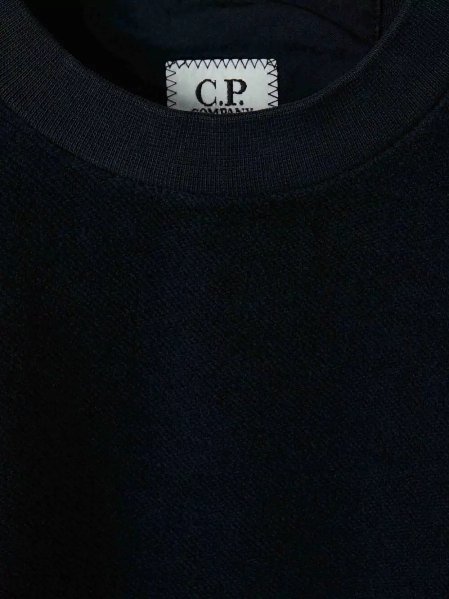 C.p. Company Cotton Ribbed Crewneck Sweatshirt