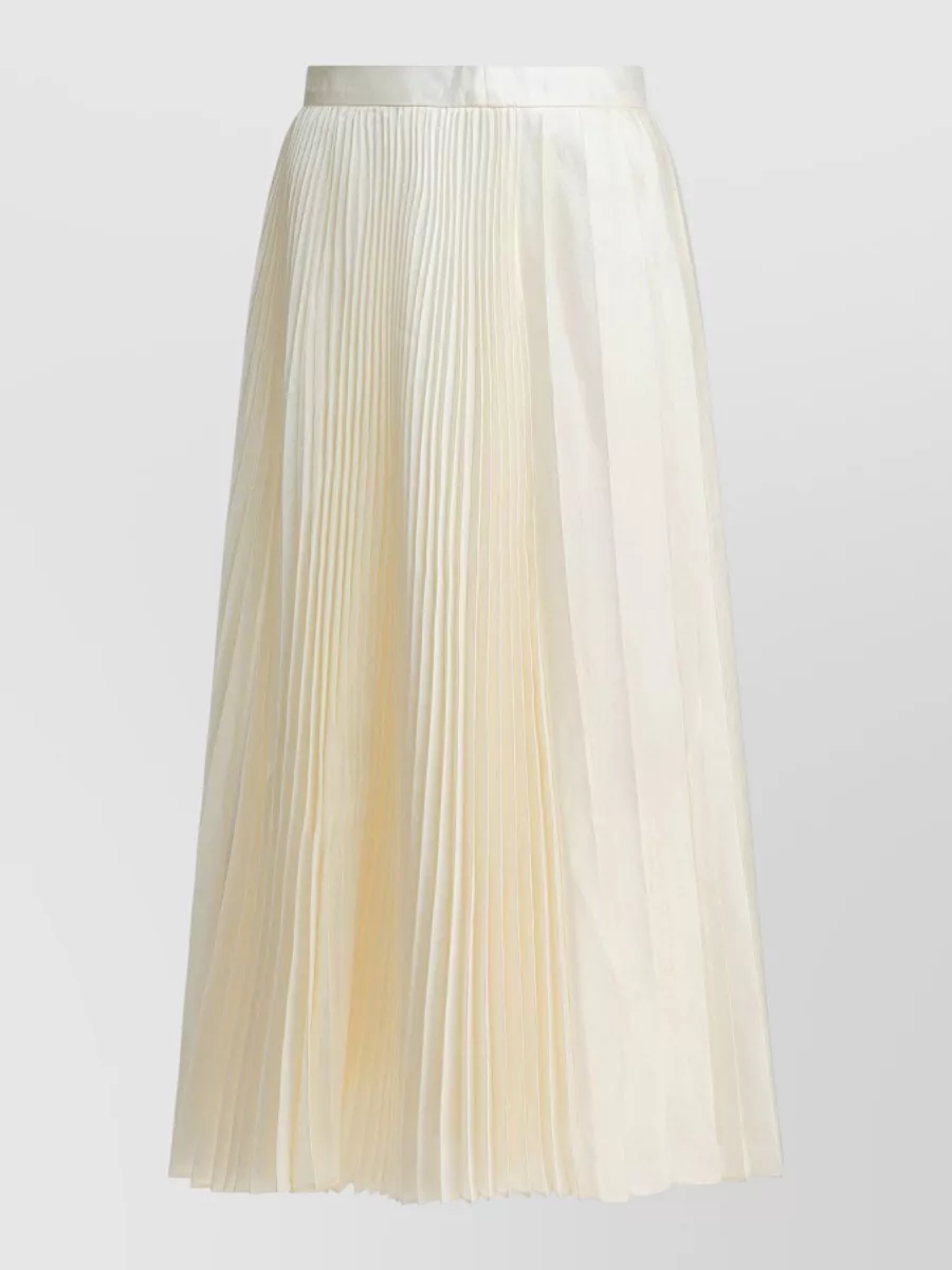 SANDBEIGE pleated skirt
