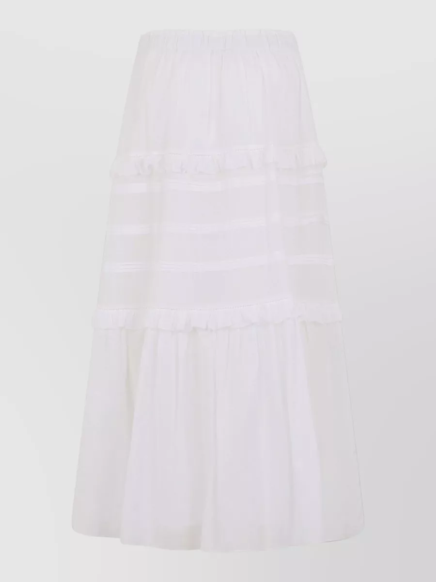 Isabel Marant Etoile Cotton Blend Maxi Full Skirt