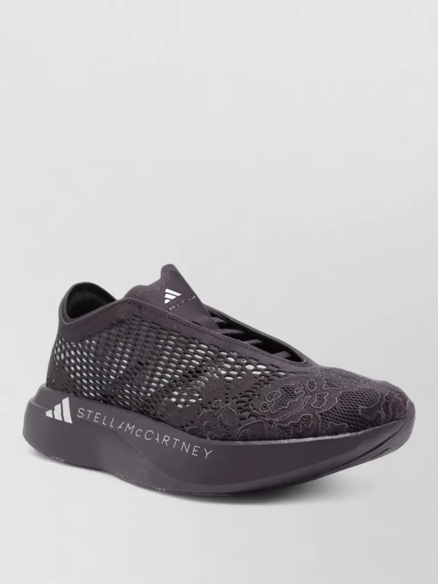Adidas by Stella McCartney mesh logo-print slip-on sneakers