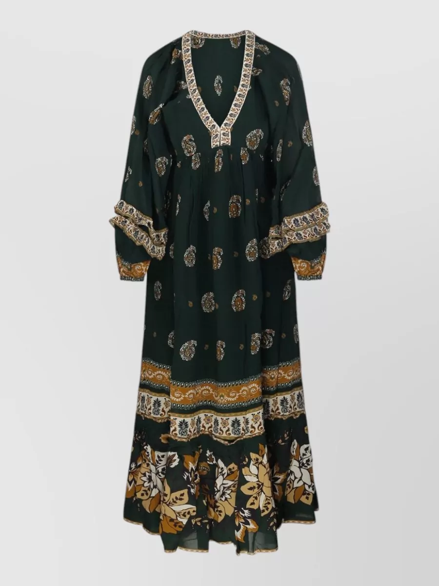 Farm Rio viscose maxi dress