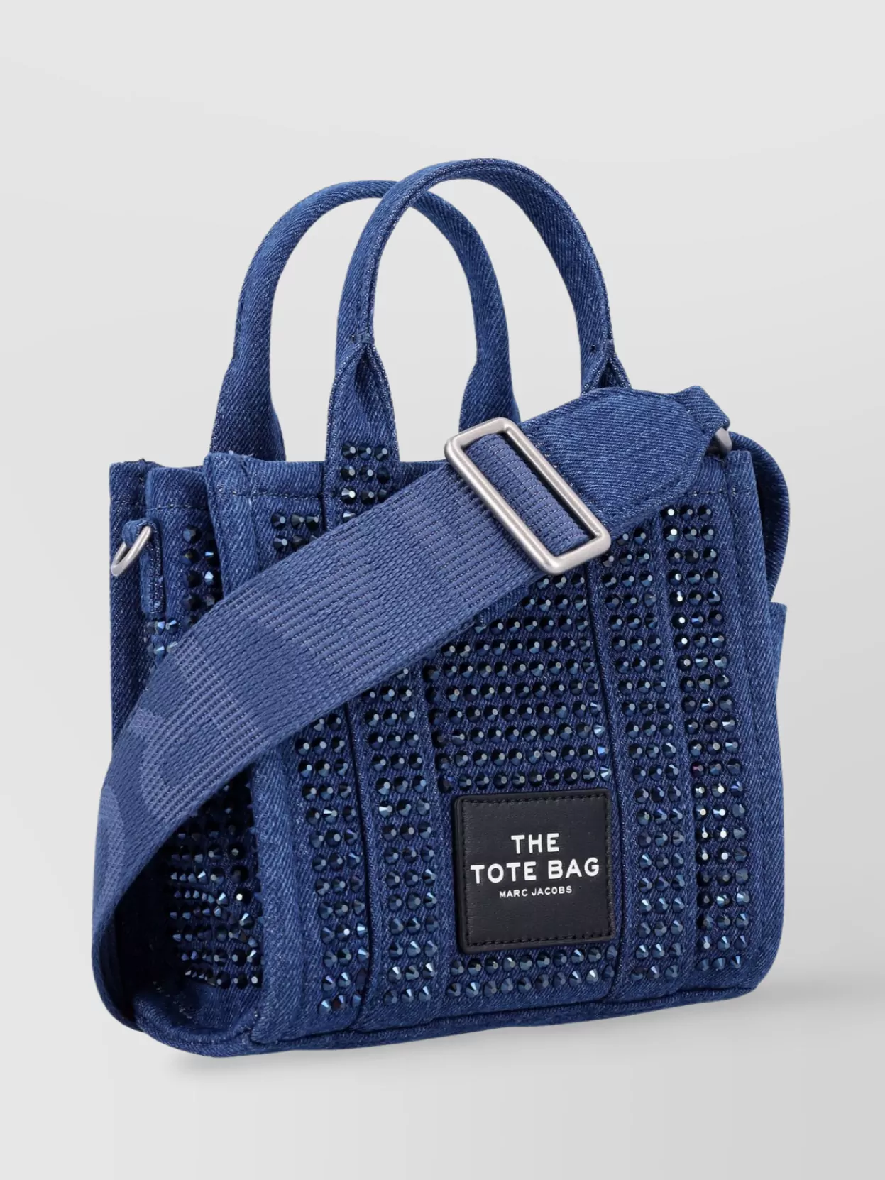 Marc Jacobs Crystal Embellished Crossbody Tote With Top Handles