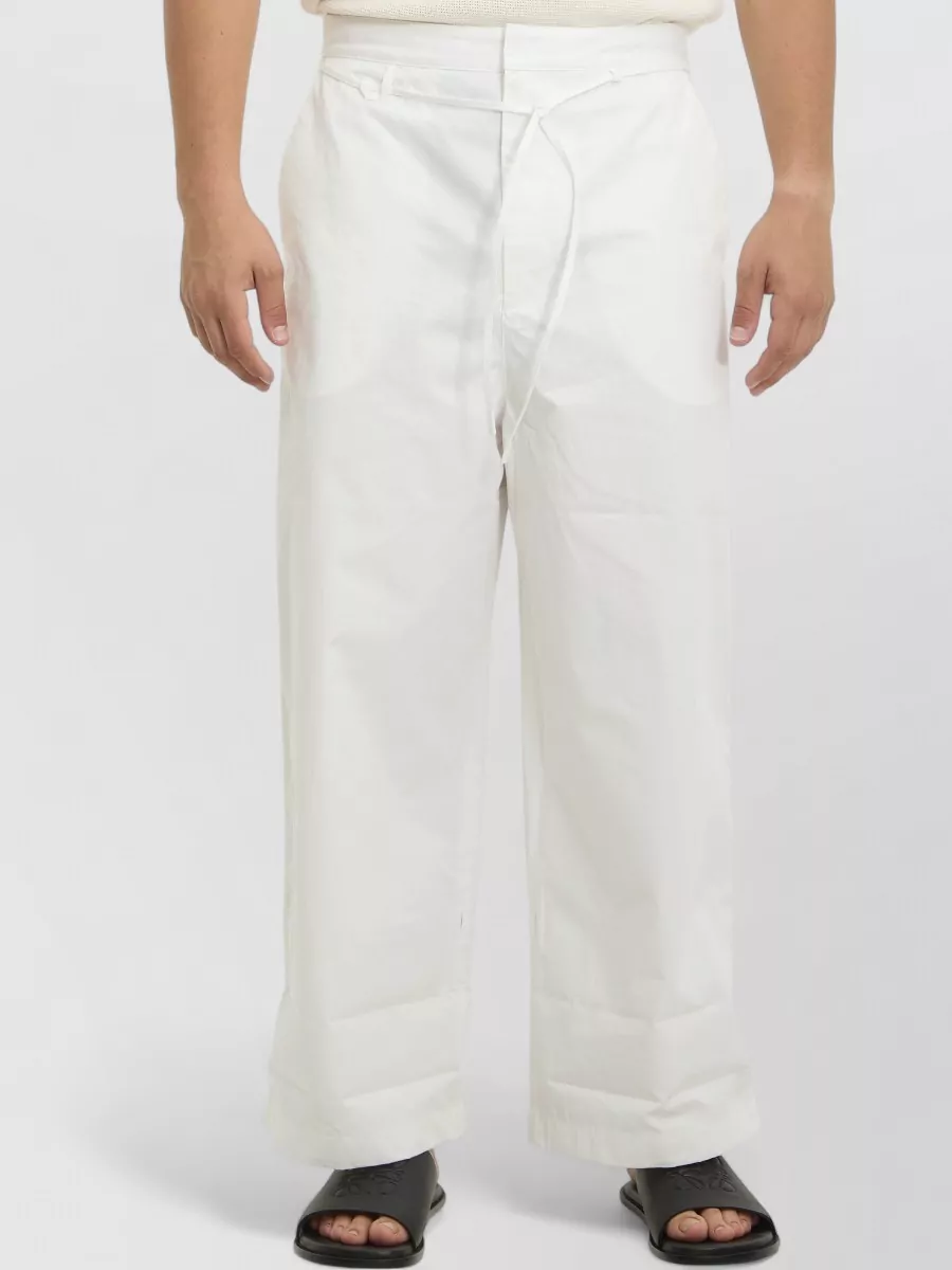 Jacquemus cotton mid-rise wide-leg tailored shorts