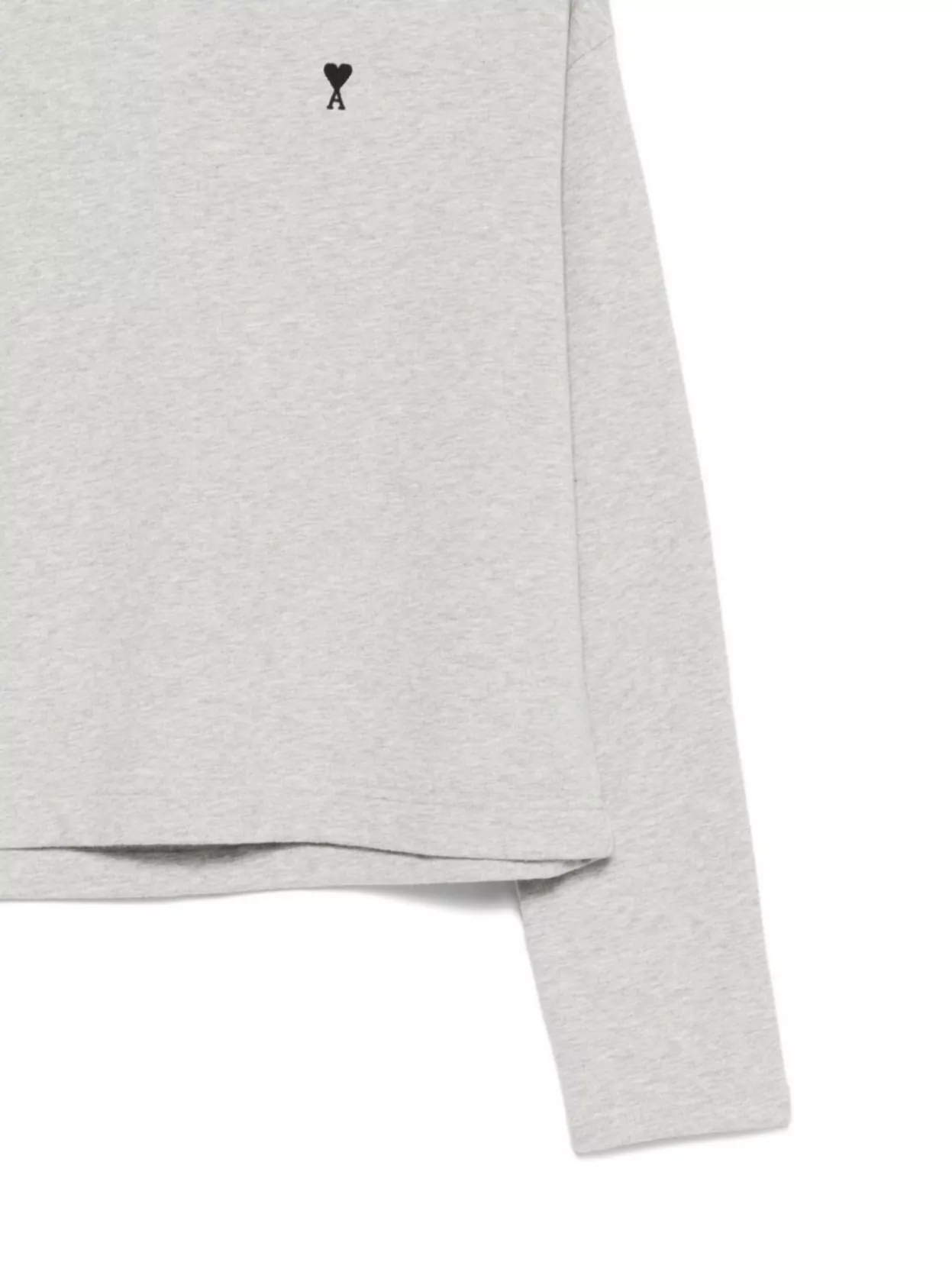 Ami Paris Cotton Sweatshirt With Crew Neck And Long Sleeves