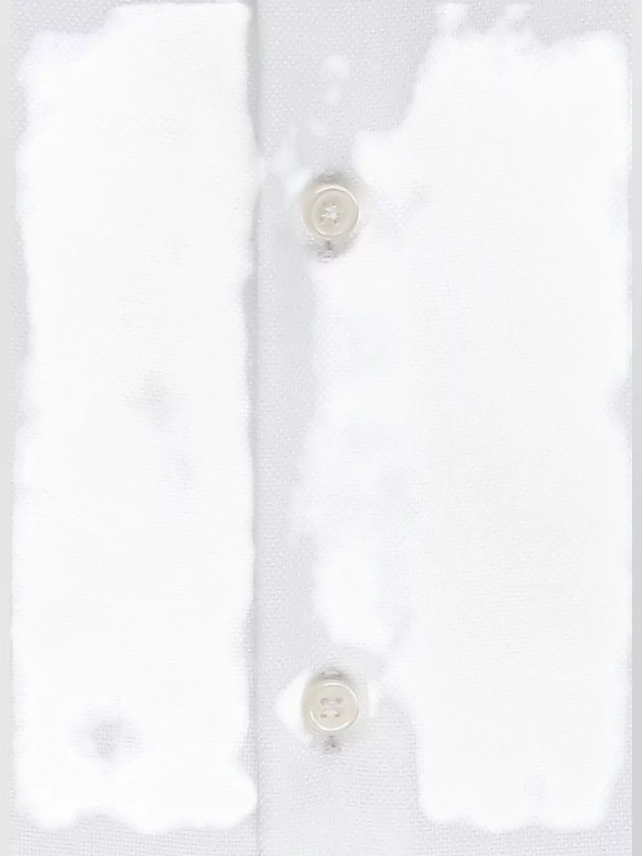 Fay Straight Cut Cotton Shirt Buttoned Cuffs