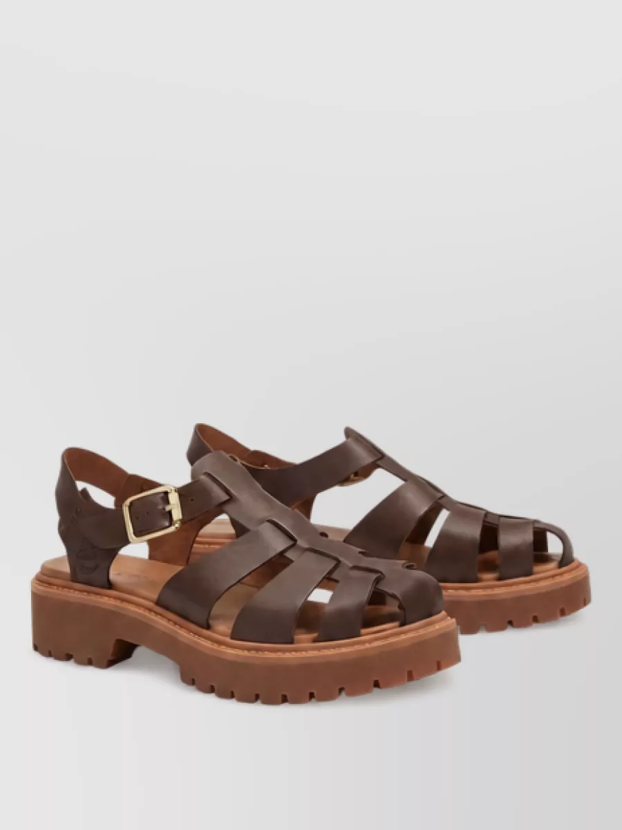 Timberland leather flat sandals