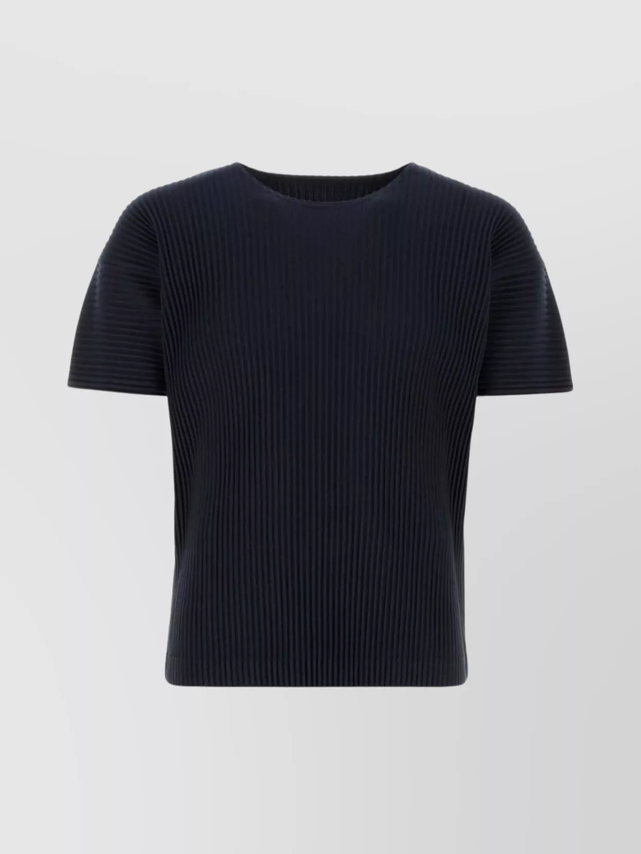 Shop Issey Miyake Polyester T-shirt With Short Sleeves And Crew Neck