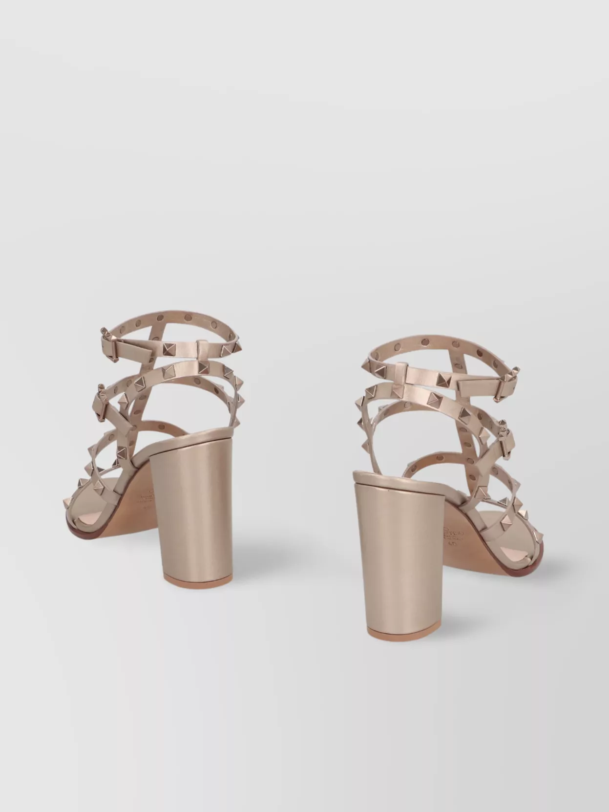 Valentino Garavani Studded Block Heel Sandals