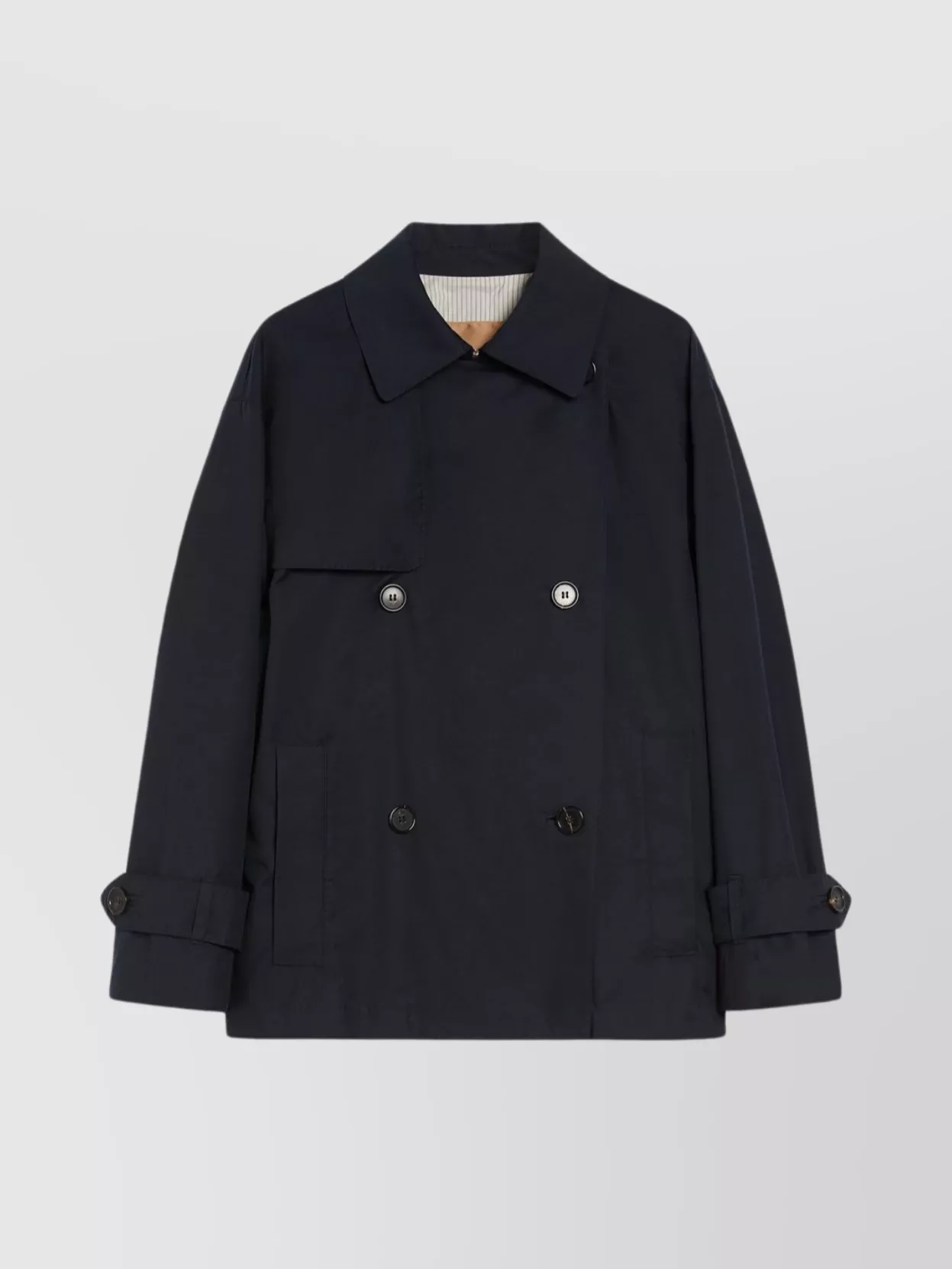 Patou Soft tailored checkered coat | The Fashion Square
