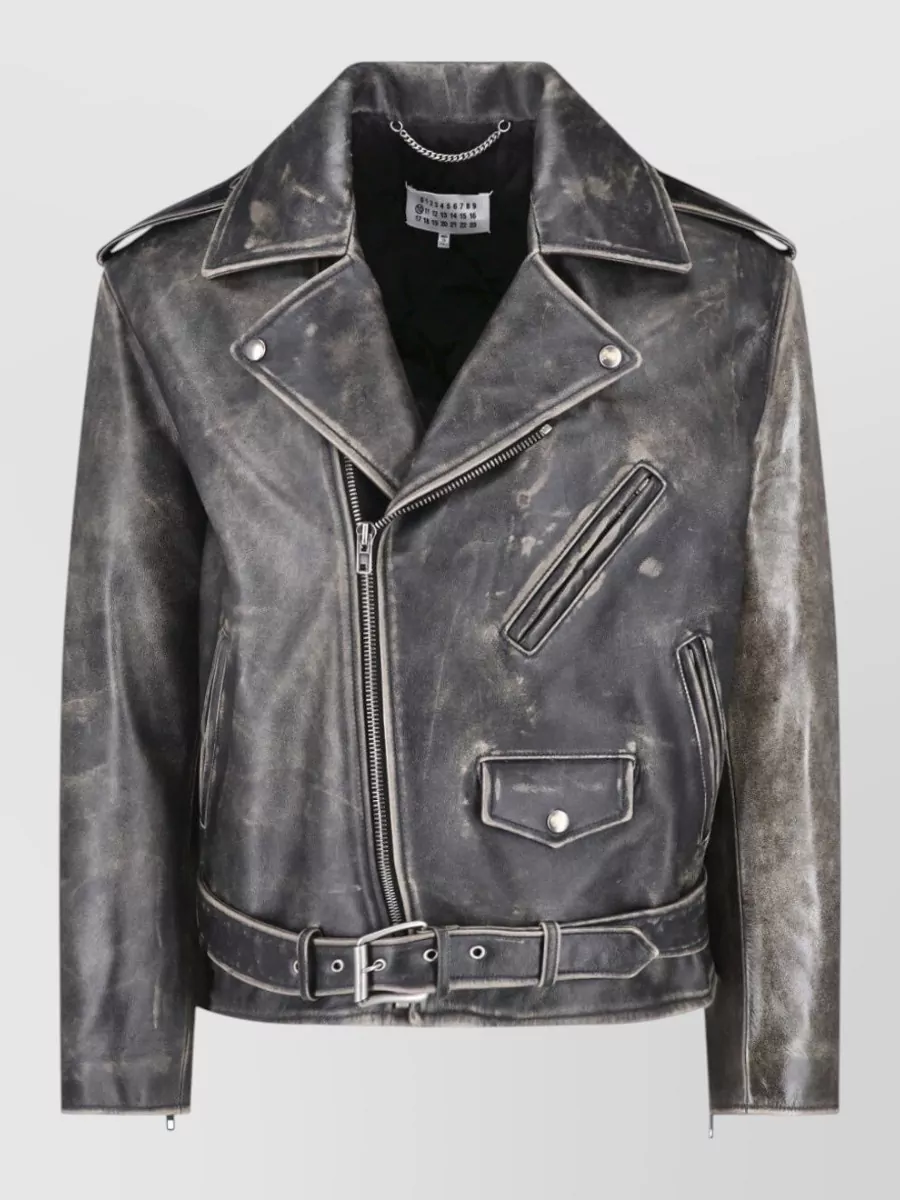 Maison Margiela leather coat