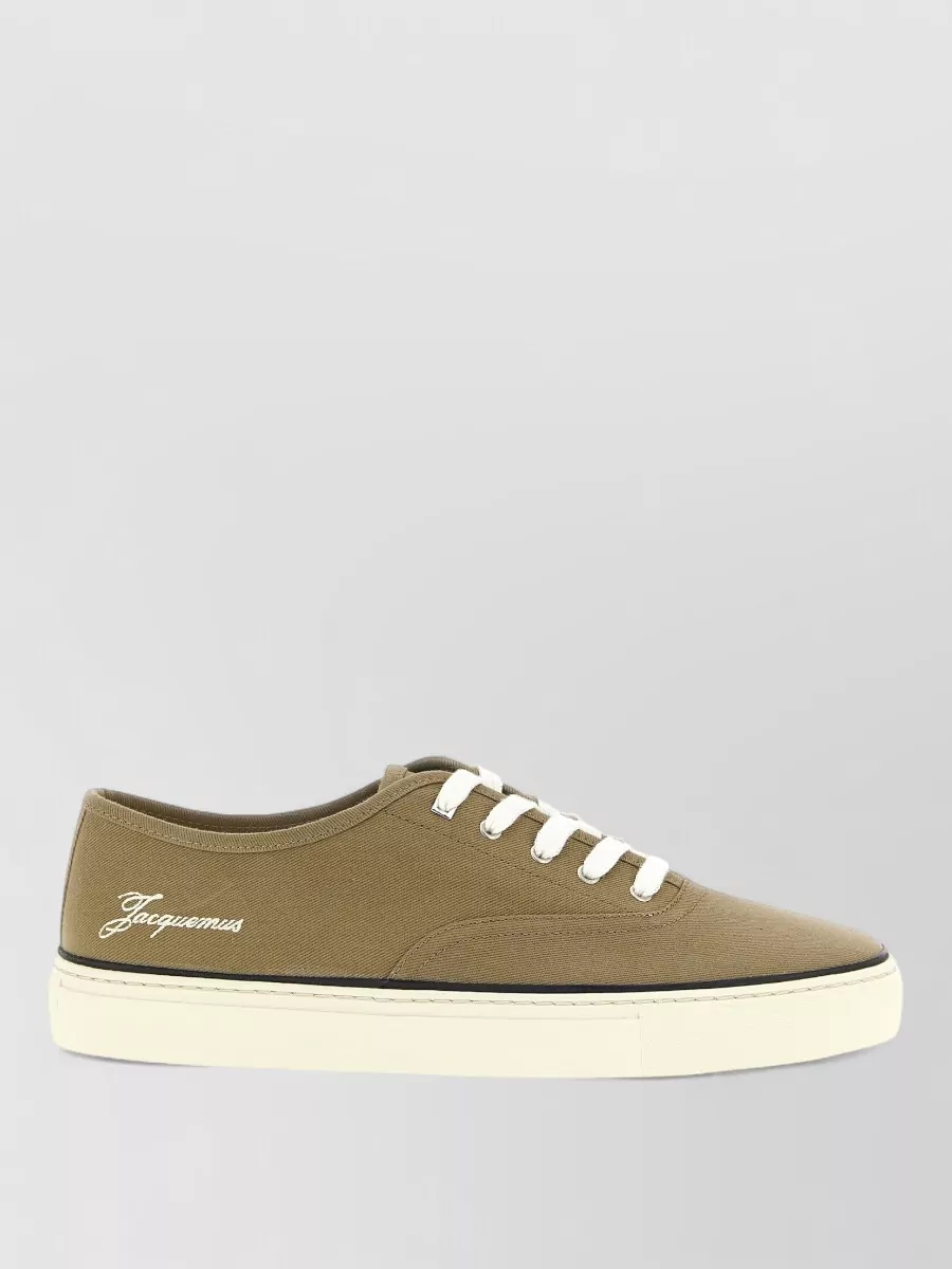 Jacquemus Cotton Low-Top Sneakers