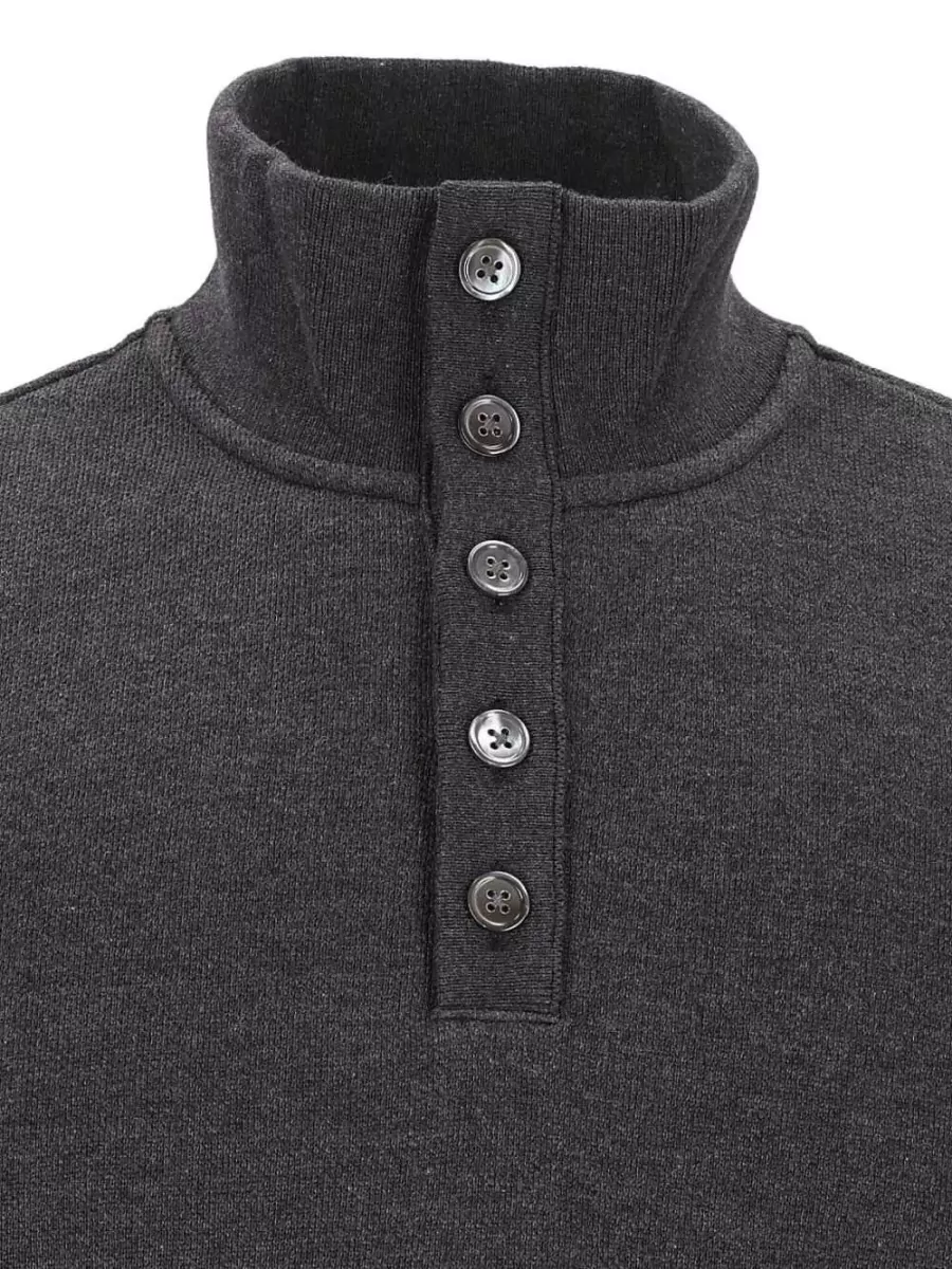 Thom Browne Funnel Neck Pullover Kangaroo Pocket Stripe