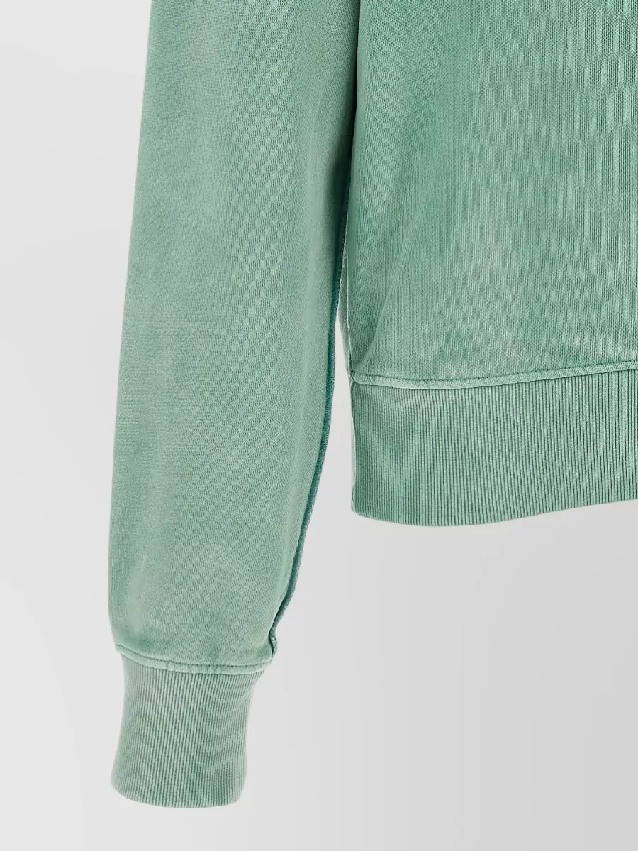 Entire Studios Cotton Ribbed High-Neck Sweatshirt