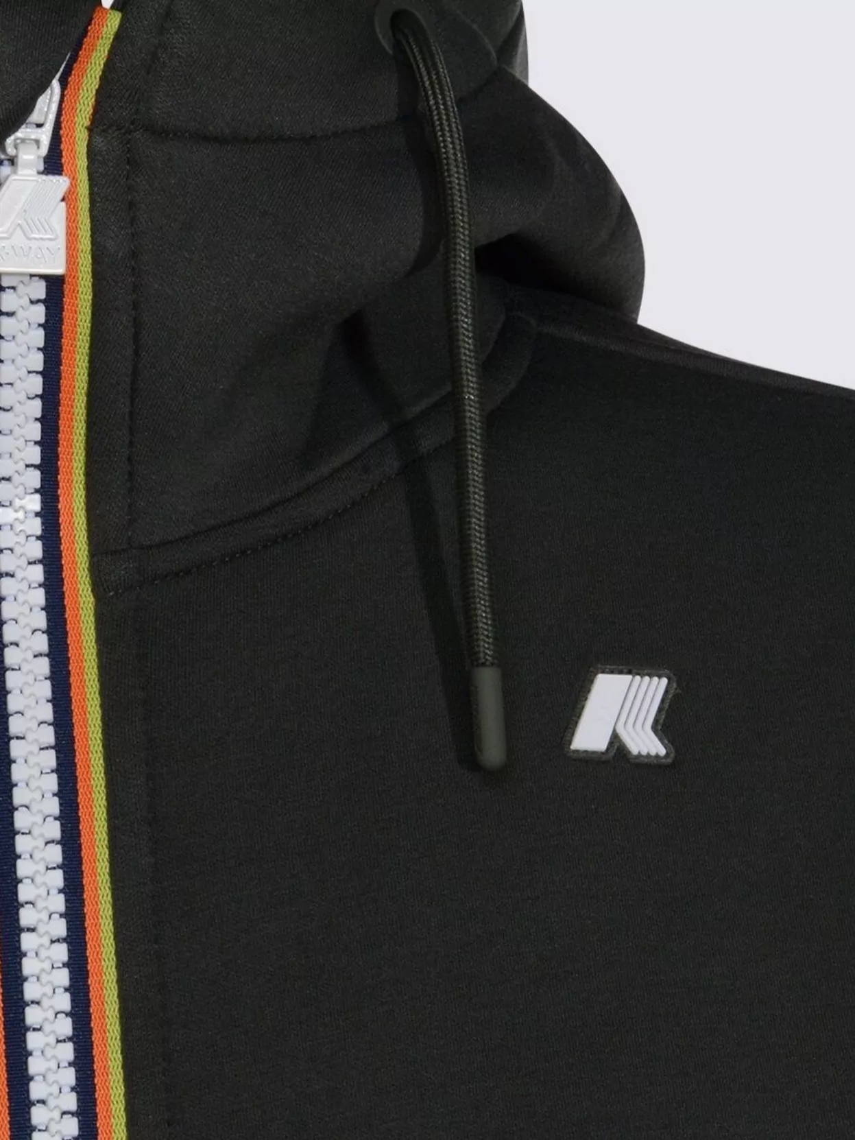 K-Way Relaxed Fit Jacket Drawstring Hood