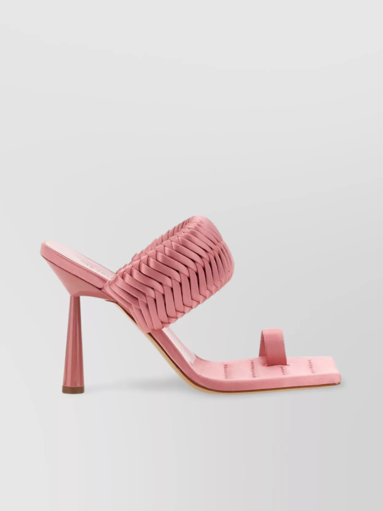 Shop Gia Borghini Square Toe Braided Strap Sandal