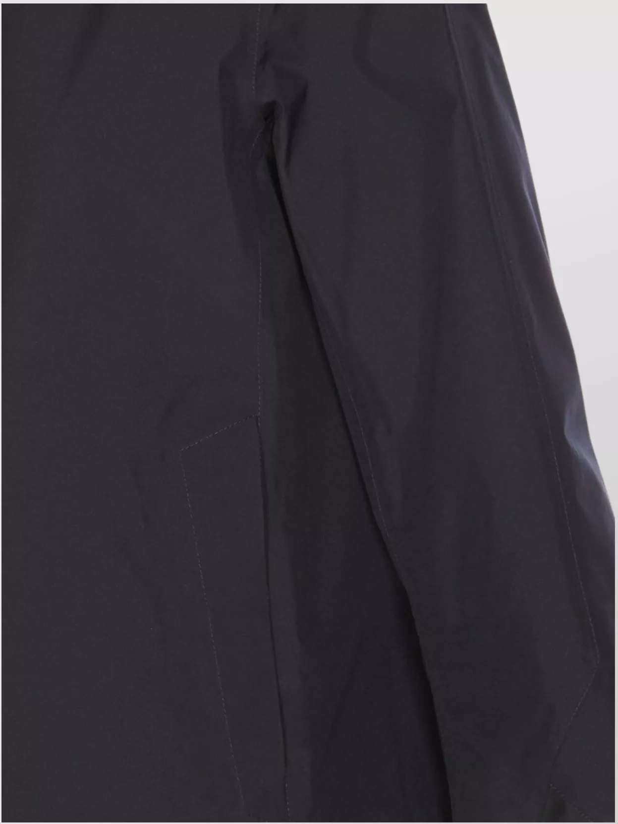 Herno Goretex New Paclite Zipper Cape In Black
