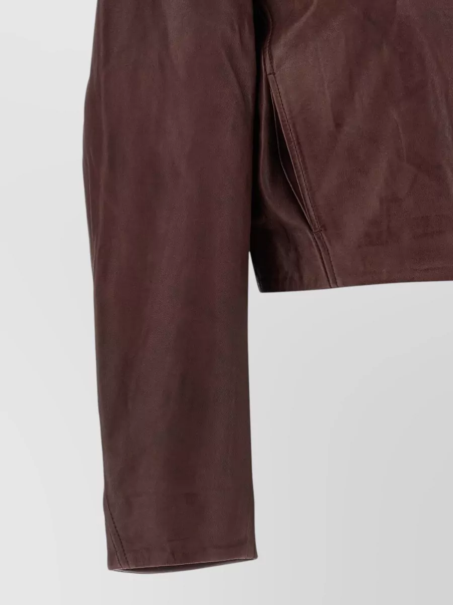 Rotate Birger Christensen Leather Single Breasted Coat