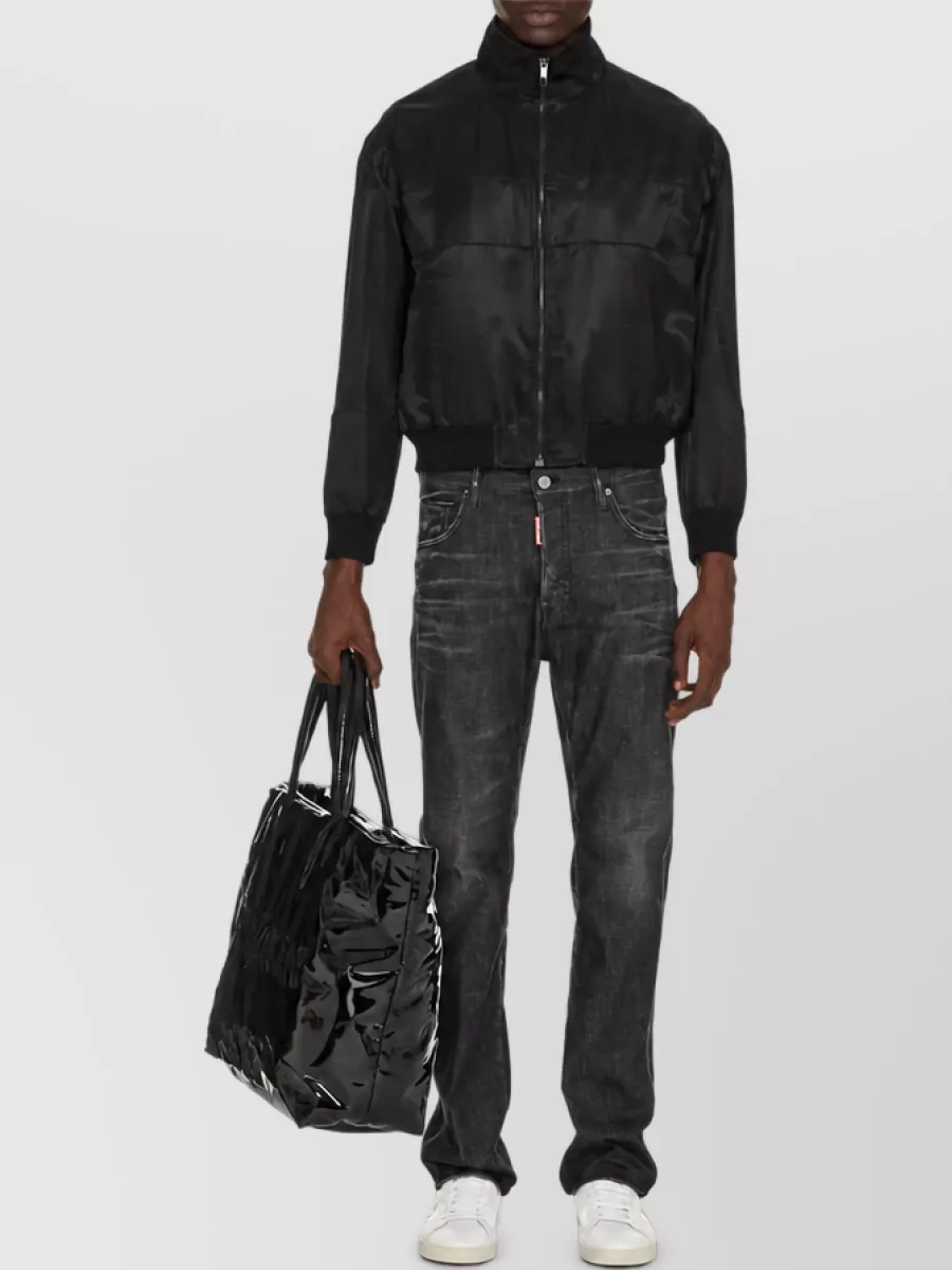 Saint Laurent Silk Bomber Jacket