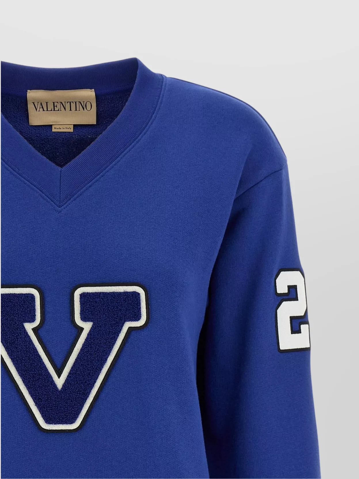 Valentino V And Le Chat De La Maison Sweatshirt In Blue
